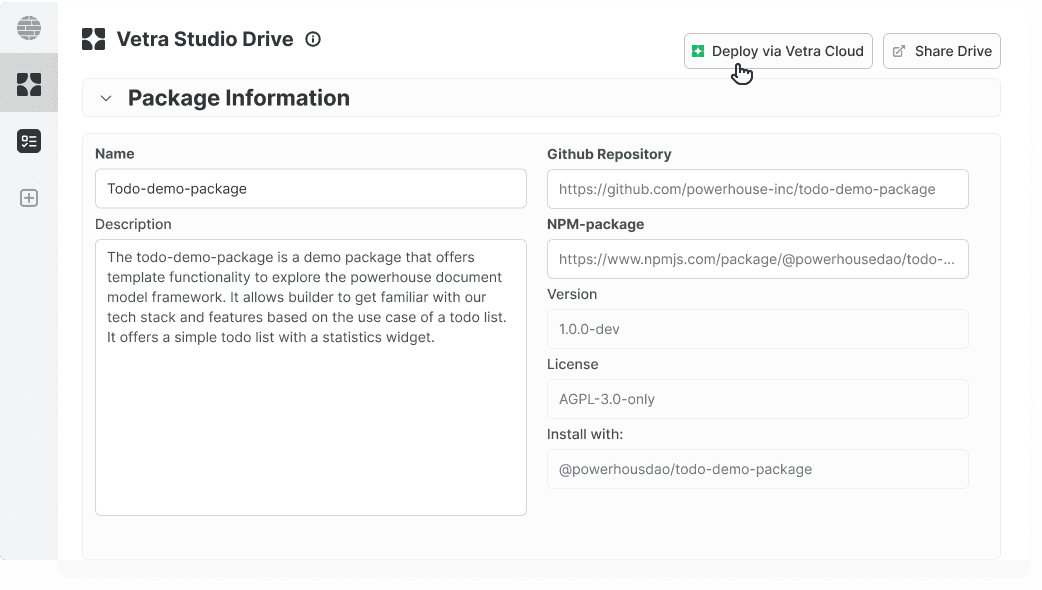 Integrated RAD support